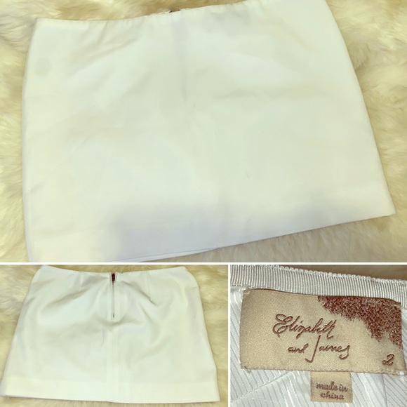 Phx Open White Mini Skirt | Elizabeth & James - Picture 1 of 5